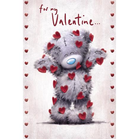 Falling Hearts Me to You Bear Valentine's Day Card £2.49